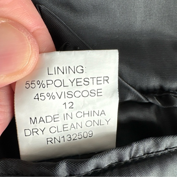 Cardinal of Canada Mens Dark Gray Herringbone Car Coat Medium Wool Blend Outdoor - Picture 12 of 13